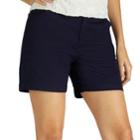 Women's Lee Tailored Chino Short, Size: 14 Avg/reg, Dark Blue