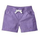 Girls 4-10 Jumping Beans&reg; Rolled Cuff Shorts, Girl's, Size: 8, Med Purple