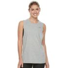 Women's Nike Dry Solid Muscle Running Tank, Size: Xs, Grey Other
