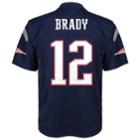 Boys 8-20 New England Patriots Tom Brady Replica Jersey, Size: S 8, Blue (navy)