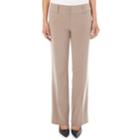 Women's Apt. 9&reg; Milan Straight-leg Dress Pants, Size: 4 Short, Lt Brown