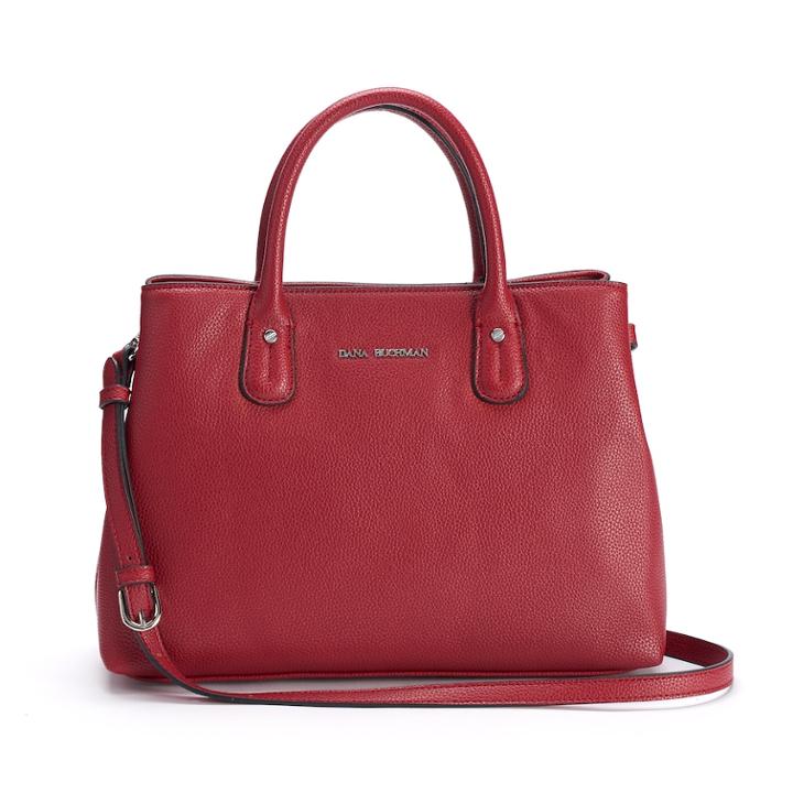 Dana Buchman Cayce Satchel, Women's, Dark Pink