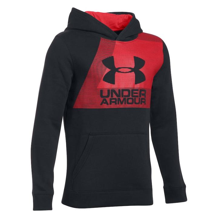 Boys 8-20 Under Armour Rival Cotton Hoodie, Size: Small, Black