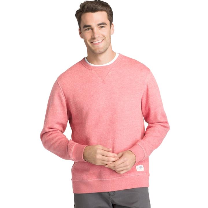 Men's Izod Classic-fit French Terry Sweatshirt, Size: Xl, Red