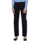 Women's Croft & Barrow&reg; Comfort Waist Straight-leg Corduroy Pants, Size: 14 Short, Dark Blue