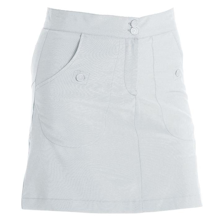 Women's Nancy Lopez Charming Golf Skort, Size: 8, White