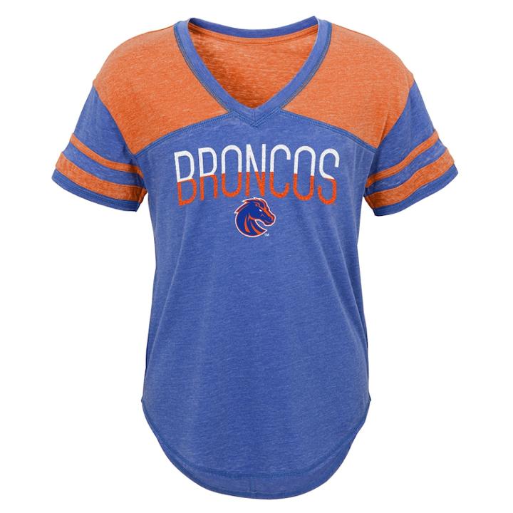 Juniors' Boise State Broncos Traditional Tee, Teens, Size: Small, Blue