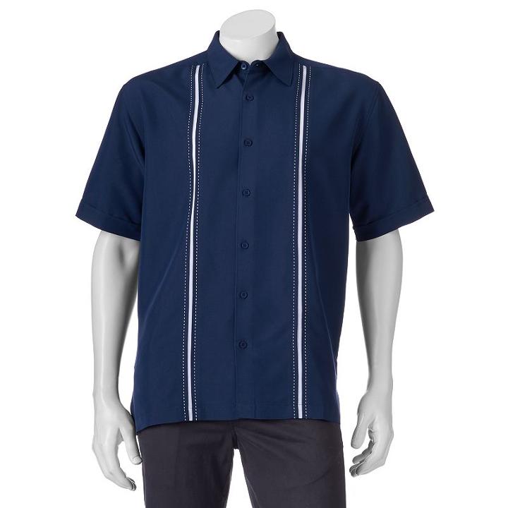 Men's Havanera Classic-fit Button-down Shirt, Size: Xl, Brt Blue