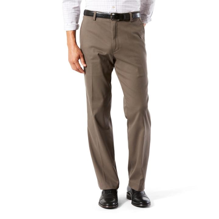 Men's Dockers&reg; Stretch Easy Khaki D3 Classic-fit Flat-front Pants, Size: 40x34, Med Brown