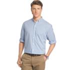 Men's Izod Advantage Sportflex Striped Regular-fit Stretch Button-down Shirt, Size: Xl, Blue Other