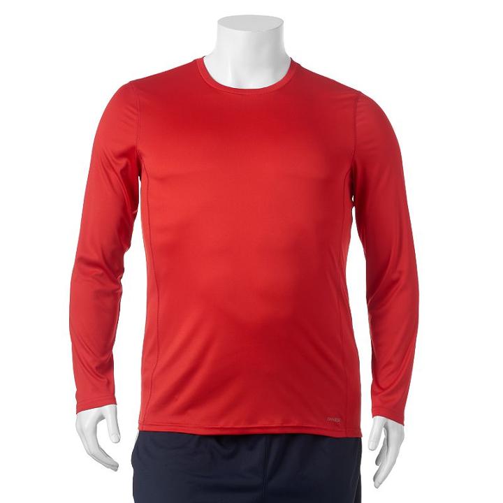 Big & Tall Tek Gear&reg; Solid Core Performance Tee, Men's, Size: Xxl Tall, Med Red