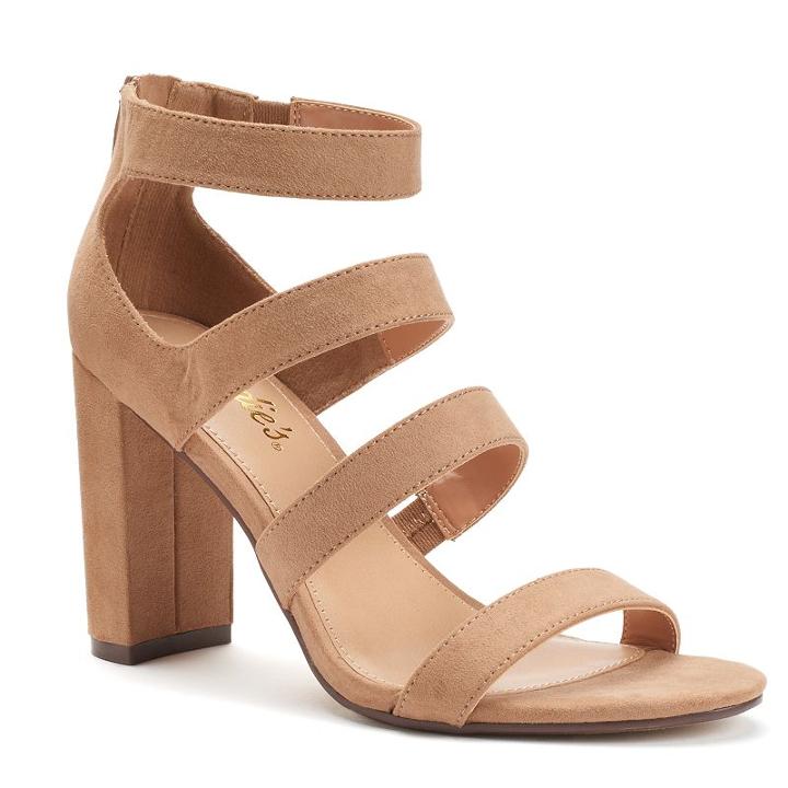Candie's&reg; Altitude Women's Dress Sandals, Girl's, Size: 8, Lt Beige