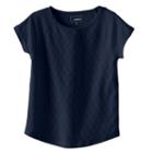 Girls 4-8 Sonoma Goods For Life&trade; Lace Raglan Tee, Girl's, Size: 8, Blue