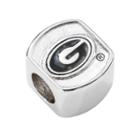 Logoart Georgia Bulldogs Sterling Silver Bead, Women's, Black