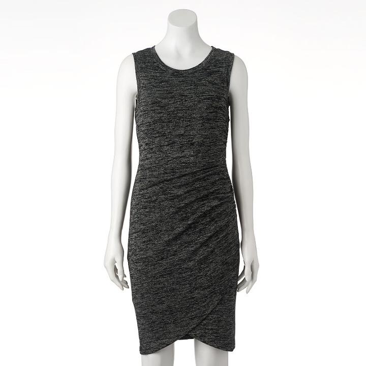 Women's Apt. 9&reg; Faux-wrap Dress, Size: Large, Oxford