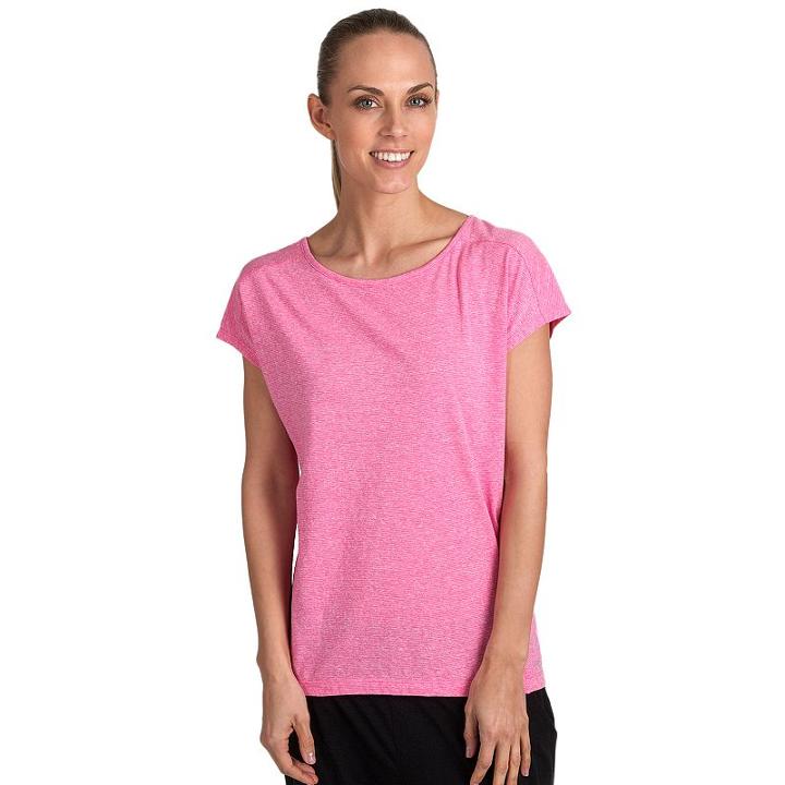 Women's Jockey Sport Free Flow Jersey Tee, Size: Medium, Brt Red