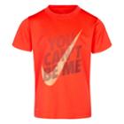 Boys 4-7 Nike Swoosh You Can't Be Me Graphic Tee, Size: 6, Drk Orange