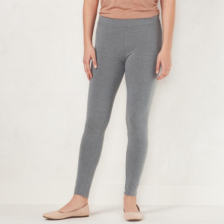 Women's Lc Lauren Conrad Legging, Size: Small, Med Grey