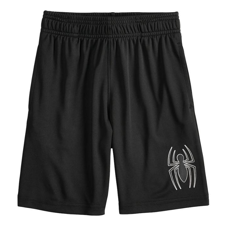 Boys 4-10 Jumping Beans&reg; Marvel Spider-man Shorts, Size: 7, Black