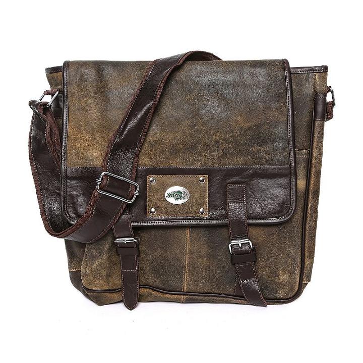 North Dakota State Bison Executive Messenger Bag, Adult Unisex, Brown