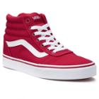 Vans Ward Hi Women's Canvas Skate Shoes, Size: Medium (11), Dark Red