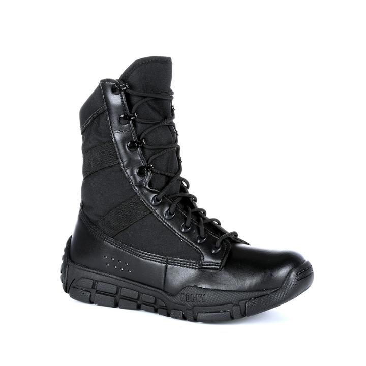 Rocky C4t Men's Water Resistant Work Boots, Size: Medium (11), Black