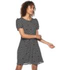 Women's Popsugar Print Shift Dress, Size: Xs, Black