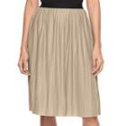 Women's Apt. 9&reg; Pleated Skirt, Size: Large, Grey