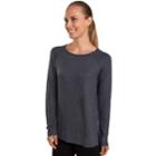 Women's Jockey Sport Vinyasa High-low Tunic, Size: Small, Med Blue