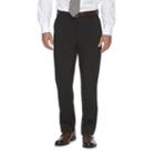 Men's Chaps Classic-fit Performance Flat-front Dress Pants, Size: 36x34, Black