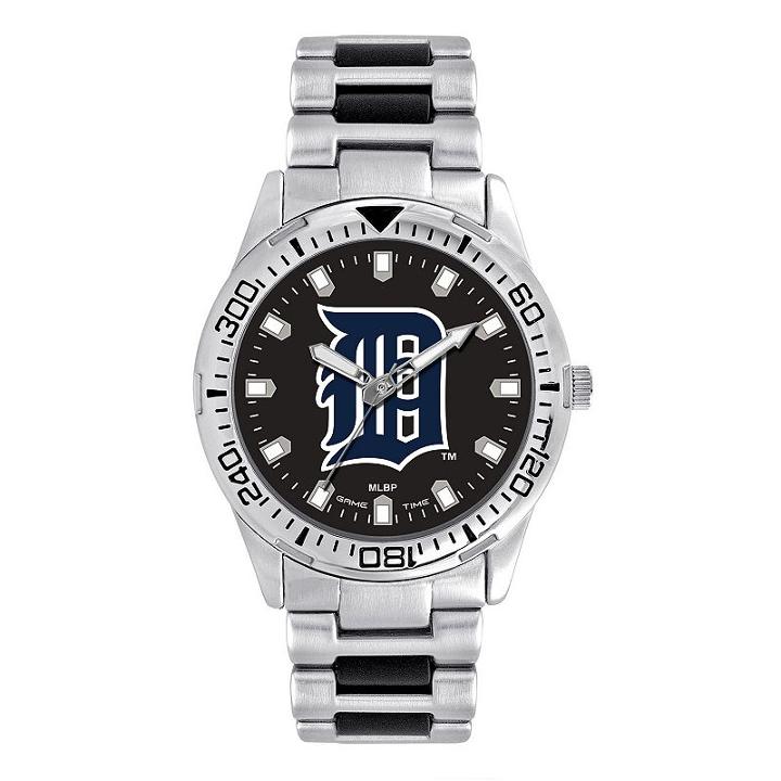 Men's Game Time Detroit Tigers Heavy Hitter Watch, Silver