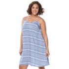 Juniors' Plus Size So&reg; Print Swing Dress, Girl's, Size: 2xl, Med Blue