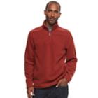 Men's Croft & Barrow&reg; Arctic Fleece Quarter-zip Pullover, Size: Xl, Brown