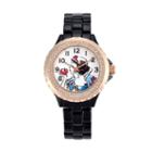Disney Princess Snow White Women's Crystal Watch, Black