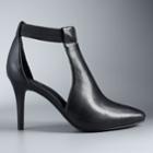 Simply Vera Vera Wang Finch Women's High Heel Ankle Boots, Size: 8.5, Black