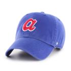Adult '47 Brand Atlanta Braves Clean Up Hat, Men's, Blue