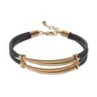 Apt. 9&reg; Multistrand Curved Link Bracelet, Women's, Black