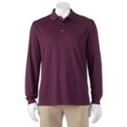 Men's Grand Slam Classic-fit Solid Driflow Performance Golf Polo, Size: Medium, Purple Oth