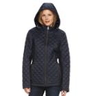 Women's Braetan Hooded Quilted Jacket, Size: Medium, Blue