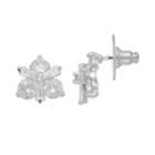 Dana Buchman Cubic Zirconia Cluster Nickel Free Drop Earrings, Women's, Silver