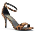 Candie's&reg; Women's Ankle Strap High Heel, Girl's, Size: 5.5 Med, Brown