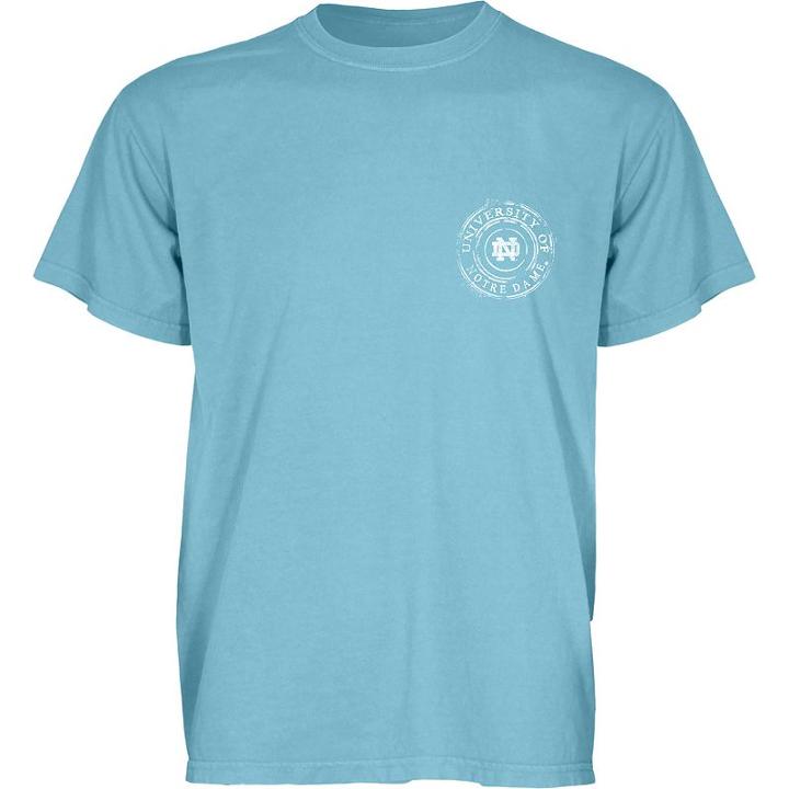 Juniors' Blue 84 Notre Dame Fighting Irish Coffee Ring Tee, Women's, Size: Medium