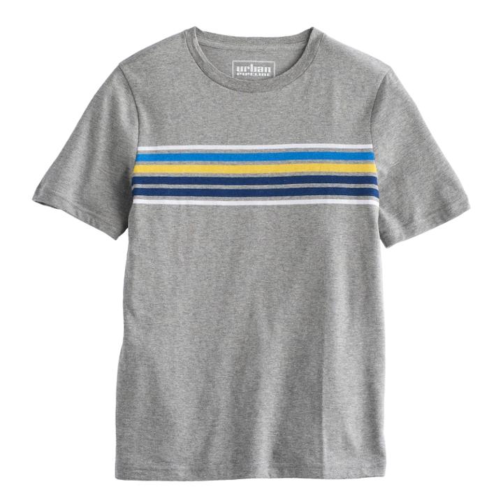 Boys 8-20 Urban Pipeline Graphic Tee, Size: Large, Med Grey