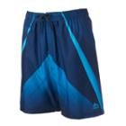 Men's Rbx Geometric Performance Swim Trunks, Size: Large, Blue
