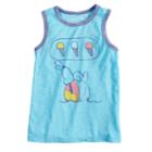 Boys 4-10 Jumping Beans&reg; Snoopy Ice Cream Every Day Graphic Tank Top, Size: 6, Blue