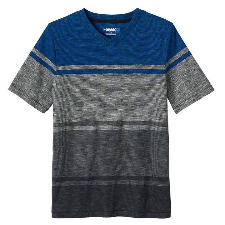 Boys 8-20 Tony Hawk Striped V-neck Tee, Boy's, Size: Large, Blue (navy)