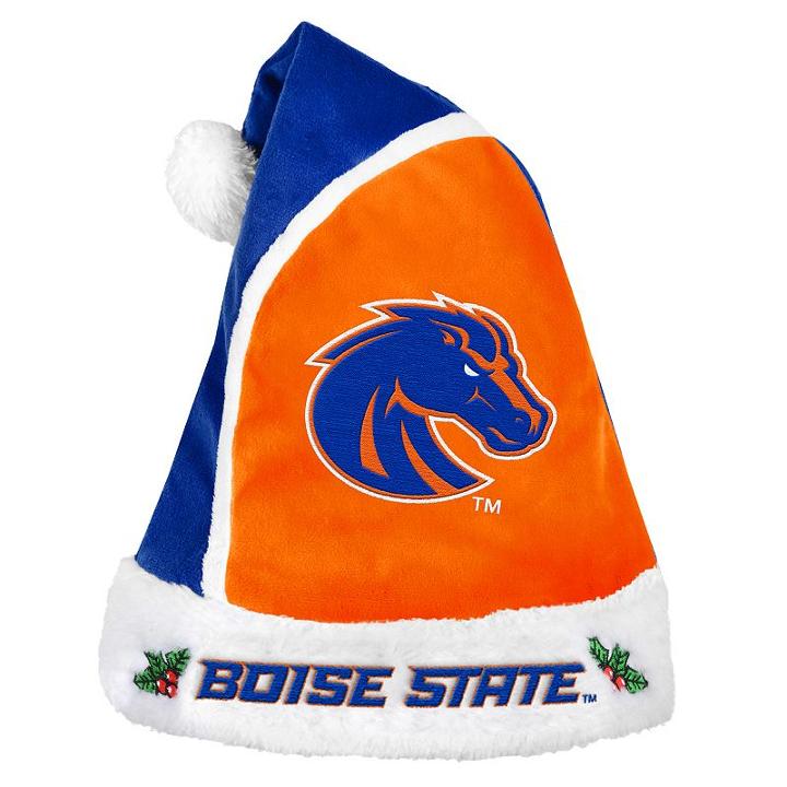 Adult Boise State Broncos Santa Hat, Blue