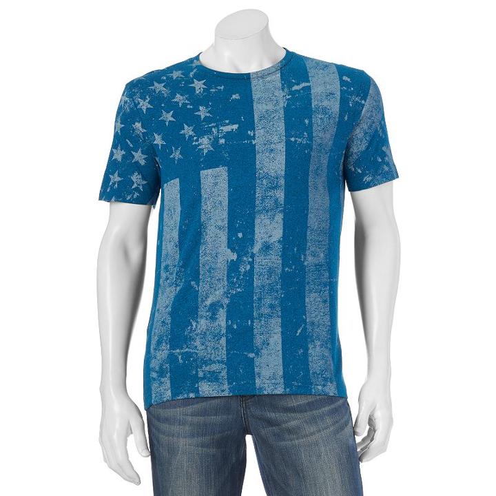 Men's Apt. 9&reg; American Flag Tee, Size: Medium, Ovrfl Oth