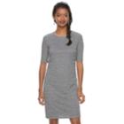 Women's Suite 7 Jacquard Shift Dress, Size: 16, Grey