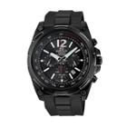 Casio Men's Edifice Solar Chronograph Watch - Efr545sbpb-1bvcf, Black